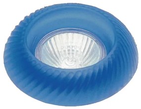 Χωνευτό Σποτ MR16 GU10 Μπλε Φ6,7cm Γυαλί AC.0452711 ACA-AC.0452711-Μπλε AC.0452711