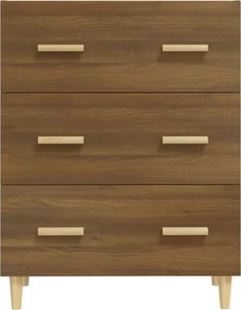vidaXL Ντουλάπι Καφέ Δρυς 70 x 34 x 90 εκ. από Επεξεργασμένο Ξύλο