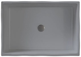 Sanitec Castello 202 Νιπτήρας Συνθετικός Επικαθήμενος 52x39x13cm Cement