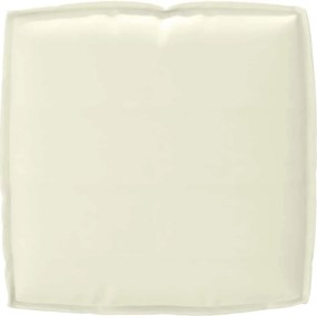 vidaXL Μαξιλάρι Κρεμ 50 x 50 x 12 cm Ύφασμα Όξφορντ