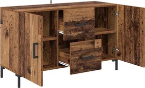 vidaXL Πλαϊνό γραφείο Παλιό Ξύλο 100 x 36 x 60 εκ. Επεξεργασμένο ξύλο