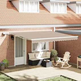 vidaXL Σκηνίτσα Αναδιπλούμενη with 400 x 350 εκ Μπεζ