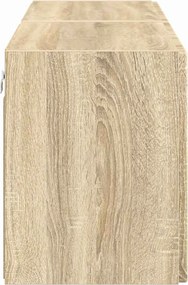vidaXL Ντουλάπι Τηλεόρασης Τοίχου 2 pcs Δρύς Sonoma Επεξεργασμένο Ξύλο