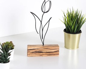 Διακοσμητικό Χώρου Μαύρο M 17x30x3,5