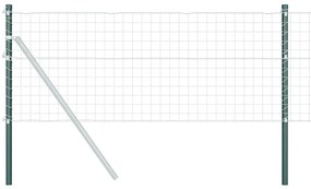 vidaXL Πό posts φράχτη 2 pcs Πράσινο 120 cm