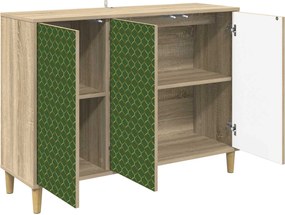 vidaXL Πλαϊνό γραφείο GELEEN Sonoma 102 x 33 x 75 εκ.