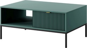 Τραπεζάκι Nova Πράσινο + μαύρο 104x68x46cm