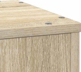 vidaXL Βάσεις Φυτών Sonoma Δρυς 33x33x100εκ. Επεξεργασμένο Ξύλο