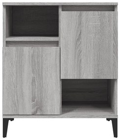 vidaXL Ντουλάπι 3 τεμ. Γκρι Sonoma 60x35x70 εκ. από Επεξεργασμένο Ξύλο