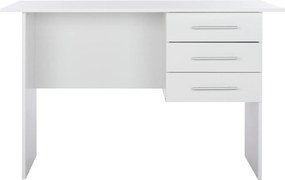 ΓΡΑΦΕΙΟ ΜΕΛΑΜΙΝΗΣ ENSLEY HM2029.05 ΜΕ 3 ΣΥΡΤΑΡΙΑ ΛΕΥΚΟ 120X60X76 εκ.