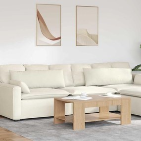vidaXL Μαξιλάρι Καναπέ 2 τμχ. Βελούδο Κρεμ 120 x 40 cm