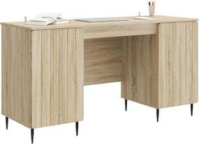 vidaXL Γραφείο Sonoma Δρυς 142,5 x 50 x 75 εκ. Επεξεργασμένο Ξύλο
