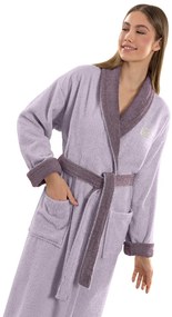 Μπουρνούζι Βαμβακερό Duo Lilac Extra Large Guy Laroche