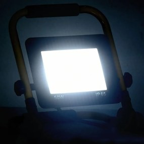 vidaXL Προβολέας LED με Λαβή Ψυχρό Λευκό 50 W
