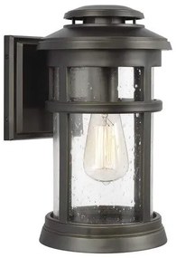 Απλίκα Φωτιστικό Τοίχου 1xE27 IP44 Φάρος 33cm Newport Elstead Lighting-FE-NEWPORT-M-ANBZ-Μπρονζέ FE-NEWPORT-M-ANBZ