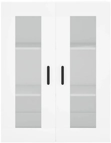 vidaXL Ντουλάπι Λευκό 69,5x34x180 εκ. από Επεξεργασμένο Ξύλο