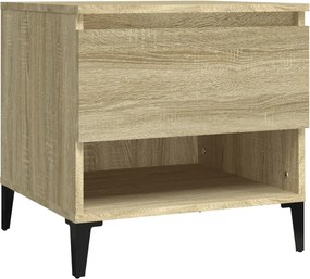 vidaXL Βοηθητικά Τραπέζια 2 τεμ. Sonoma Δρυς 50x46x50 εκ. Επεξ. Ξύλο