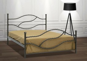 Λουίζ Κρεβάτι Μονό Μεταλλικό 90x190cm