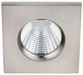 Σποτ Χωνευτό Zagros 650610107 8x8x5cm Dim Led 345Lm 5,5W 3000K Nickel Trio Lighting Square