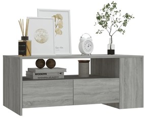 vidaXL Τραπεζάκι Σαλονιού Γκρι Sonoma 102x55x42 εκ. Επεξεργασμένο Ξύλο