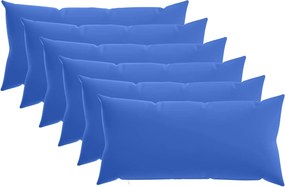 vidaXL Κάλυμμα Μαξιλαριού 6 pcs HEERLEN Βασιλικό Μπλε 40 x 70 cm