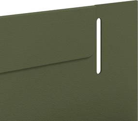 vidaXL Περίγραμμα γκαζόν 10 τμχ. 102 x 4 x 4 εκ. Ατσάλι Λαδί