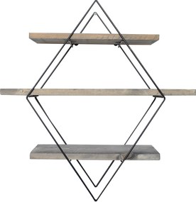 Wall Shelf Wr007 Walnut
Black