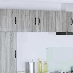 vidaXL Πάνελ πλυντηρίου πιάτων Kalmar 2 pcs Γκρίζο Σονομα