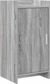 vidaXL Πλαϊνό γραφείο Γκρι Sonoma 40 x 36 x 80 εκ Επεξεργασμένο Ξύλο