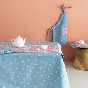 Τραπεζομάντηλο TAT13 Blue Palamaiki 140X180 Βαμβάκι-Πολυέστερ