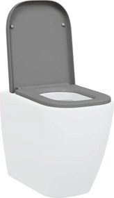 vidaXL Λεκάνη Γκρι 47,5 x 35 x 3,6 εκ Δυροπλάστ