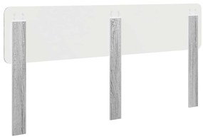 vidaXL Κεφαλάρι Γκρίζο Σονομα 180 cm Επεξεργασμένο ξύλο