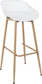 ΚΑΡΈΚΛΕΣ &amp; ΠΟΛΥΘΡΌΝΕΣ ΚΉΠΟΥ BAR STOOL MALAGA WHITE M2 A1/M2 HDO7285