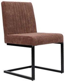 Καρέκλα Τραπεζαρίας Evita Μεταλλική Fylliana Taupe 50x47x85εκ. 2αδα 50x47x85 εκ.