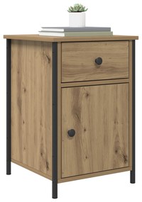 vidaXL κομοδίνο  Δρυς 40x42x60 εκ. Επεξεργασμένο Ξύλο
