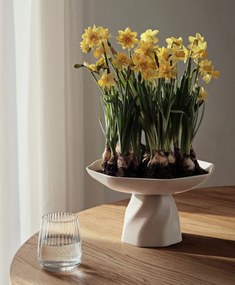 Διακοσμητικό Μπολ Limfjord Centrepiece Κεραμικό Μπεζ H28 Ø16 cm, Broste Copenhagen