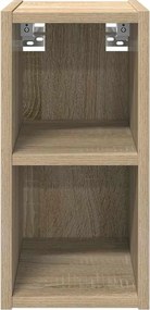 vidaXL Κρεμαστό ντουλάπι με αποθήκευση Δρύς Sonoma 20 x 29,5 x 40 εκ.