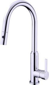 Sparke Pearl 01 Chrome - Μπαταρία Κουζίνας με Ντους