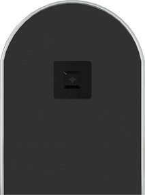 vidaXL Καθρέφτης Τοίχου Οβάλ Ασημί 60x25 εκ.