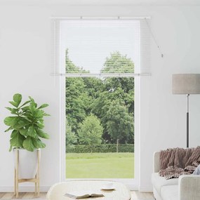 vidaXL Βενετσιάνικες Ρόδες Λευκό 220 x 125 εκ Αλουμίνιο