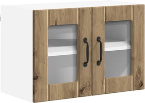 vidaXL Ραφιέρα τοίχου LUCCA 2 pcs Artisan Δρυς Επεξεργασμένο Ξύλο