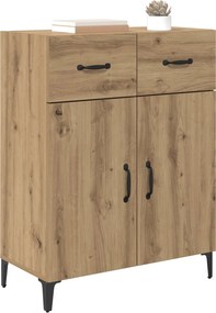 vidaXL Πλαϊνό γραφείο Artisan Oak 69,5 x 34 x 90 εκ.