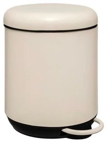 5Five Χαρτοδοχείο – Κάδος Μπάνιου Duo 5L 26.5x20.5x27cm Ivory Ιβουάρ 365800202