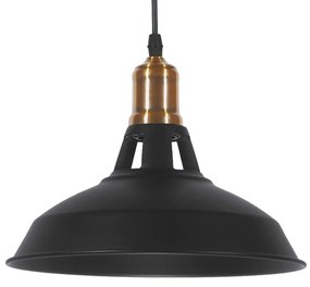 Φωτιστικό Οροφής Aner Black 01073 GloboStar Metal