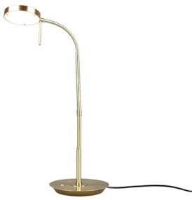 Φωτιστικό Επιτραπέζιο Monza 523310108 12W Led 19x46x57cm Brass Mat Trio Lighting Μέταλλο