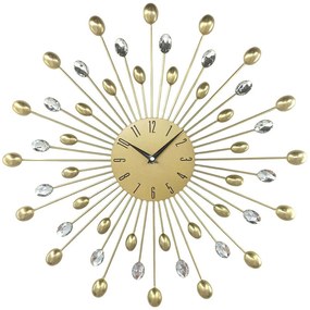 Ρολόι Τοίχου 844951 50x4x50cm Gold Ankor Metal