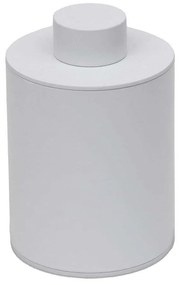 Θήκη Για Βαμβάκι Βαρέως Τύπου 94-033 8x15cm Matte White Pam&Co Stainless Steel