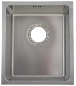 Geman Νεροχύτης Ένθετος Ανοξείδωτος Μ38xΠ44cm Inox