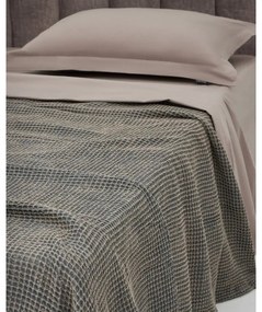 3D Βαμβακερή Prewashed Μαύρη Κουβέρτα- Ριχτάρι Taline California King (270x290cm) Μαύρο