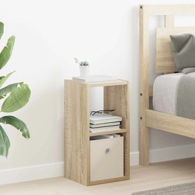 vidaXL Κομοδίνο 2 τμχ. Δρύς Sonoma 25,5 x 22 x 49,5 εκ